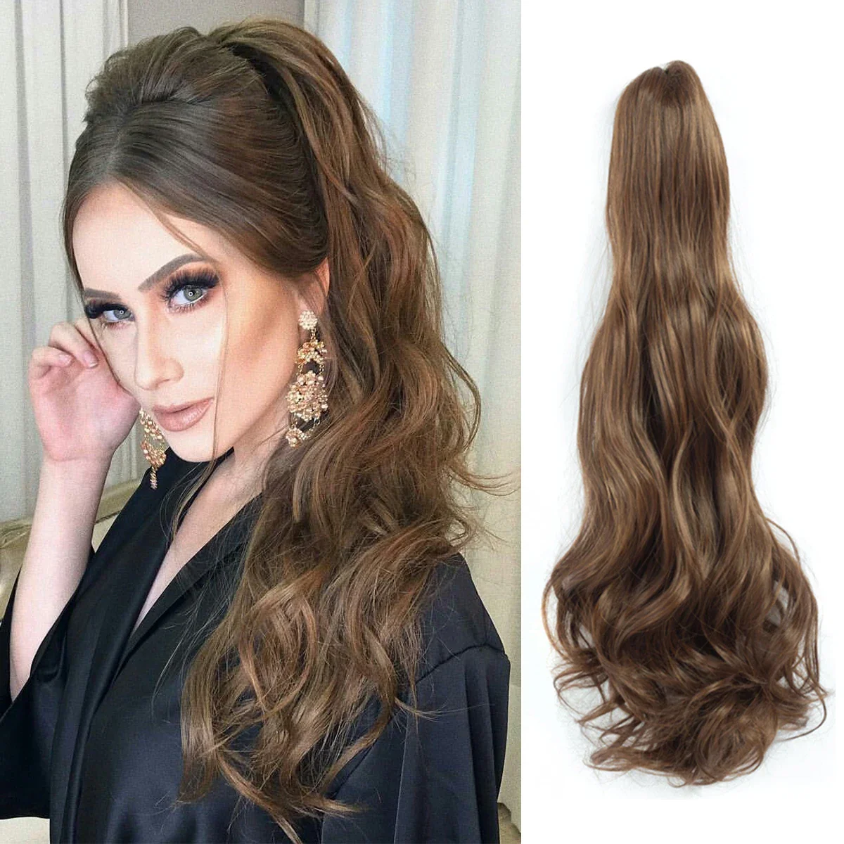 15 Styles 22 Inch Wavy Pony Tail Claw Clip - Image 8