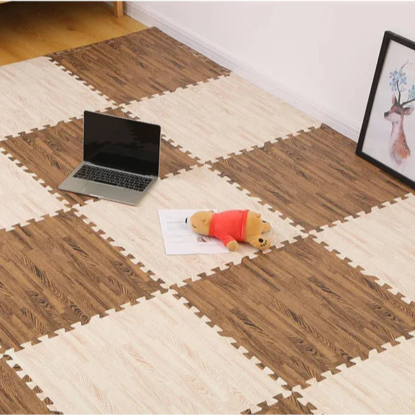 16PCS Foam Wooden Puzzle Carpet - Image 13