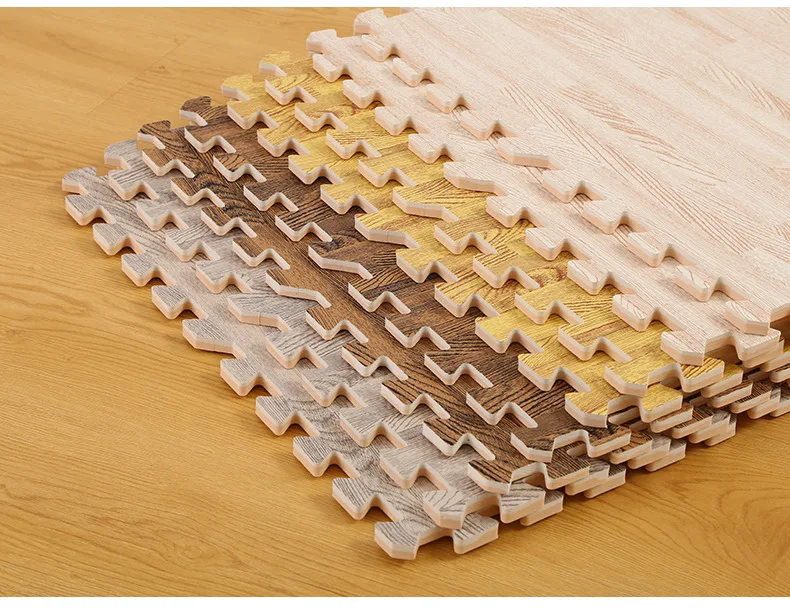 16PCS Foam Wooden Puzzle Carpet - Image 15