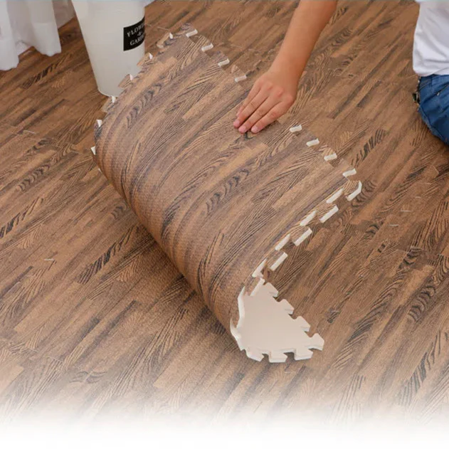 16PCS Foam Wooden Puzzle Carpet - Image 6
