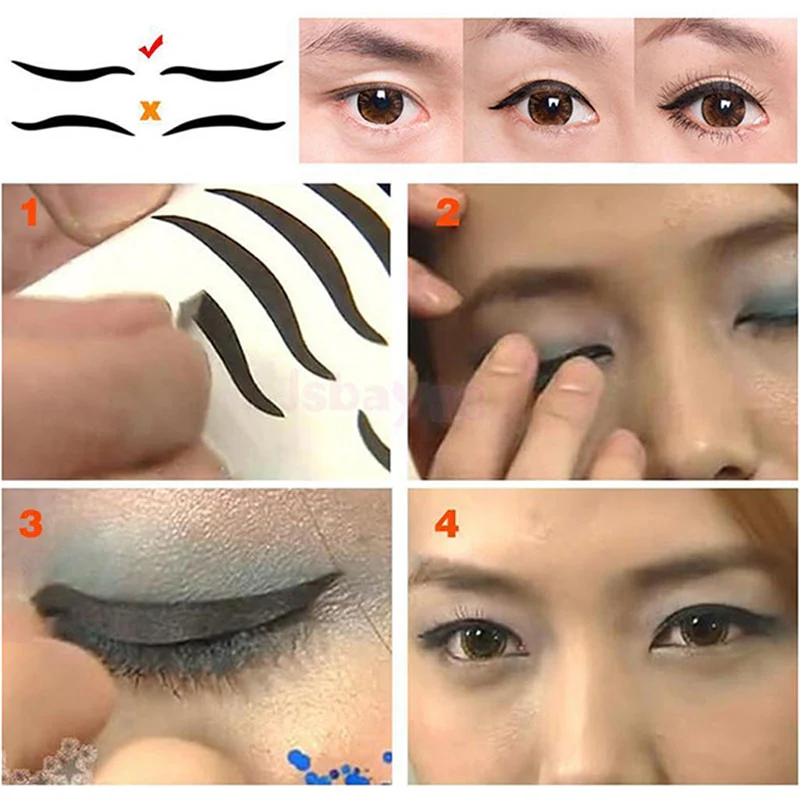 16PCS Sexy Cat Eyeliner Stickers - Image 5