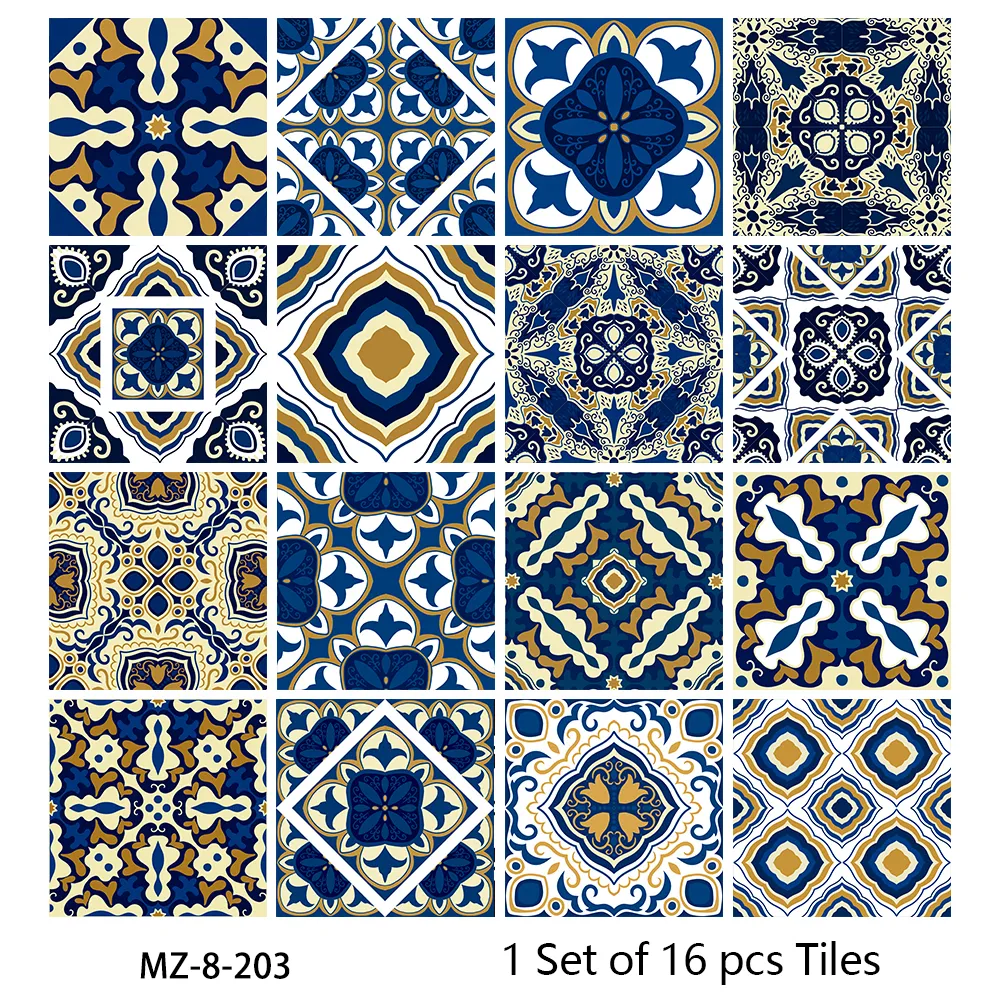 16PCS Waterproof Tile Wall Sticker - Image 13