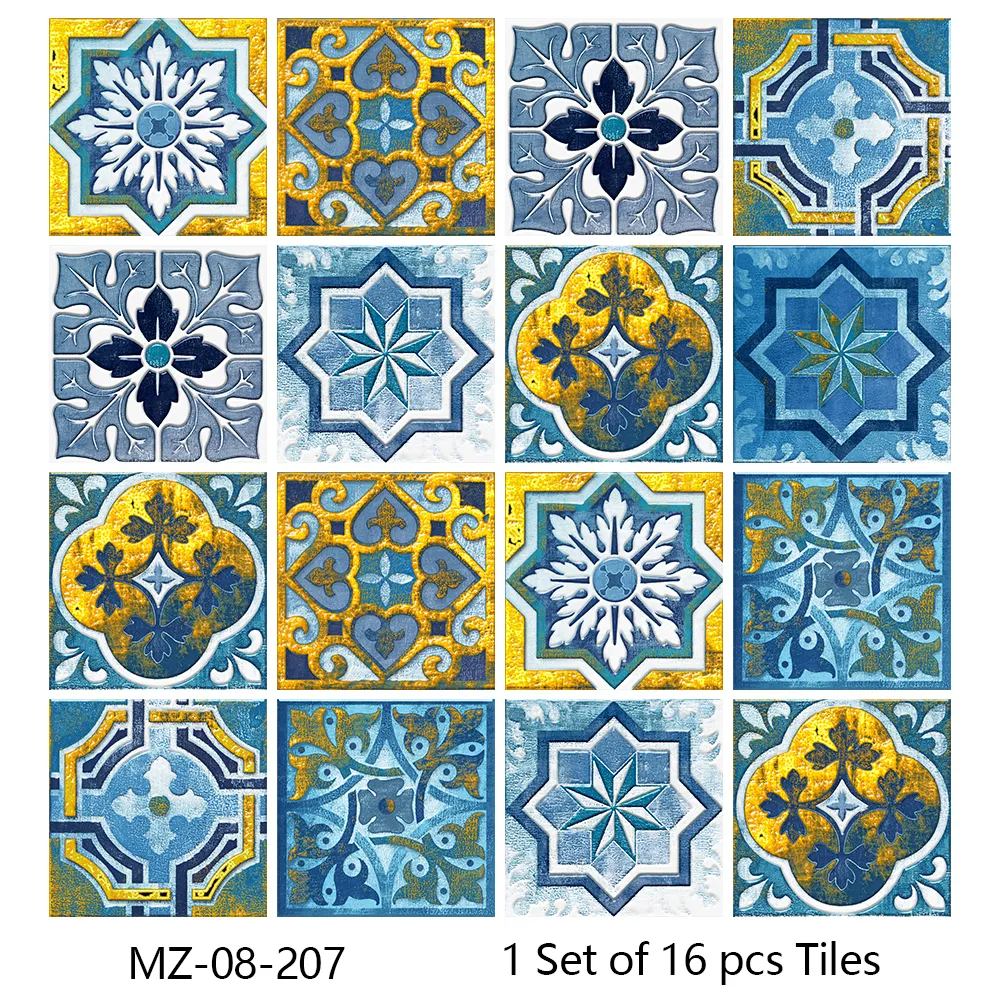 16PCS Waterproof Tile Wall Sticker - Image 17