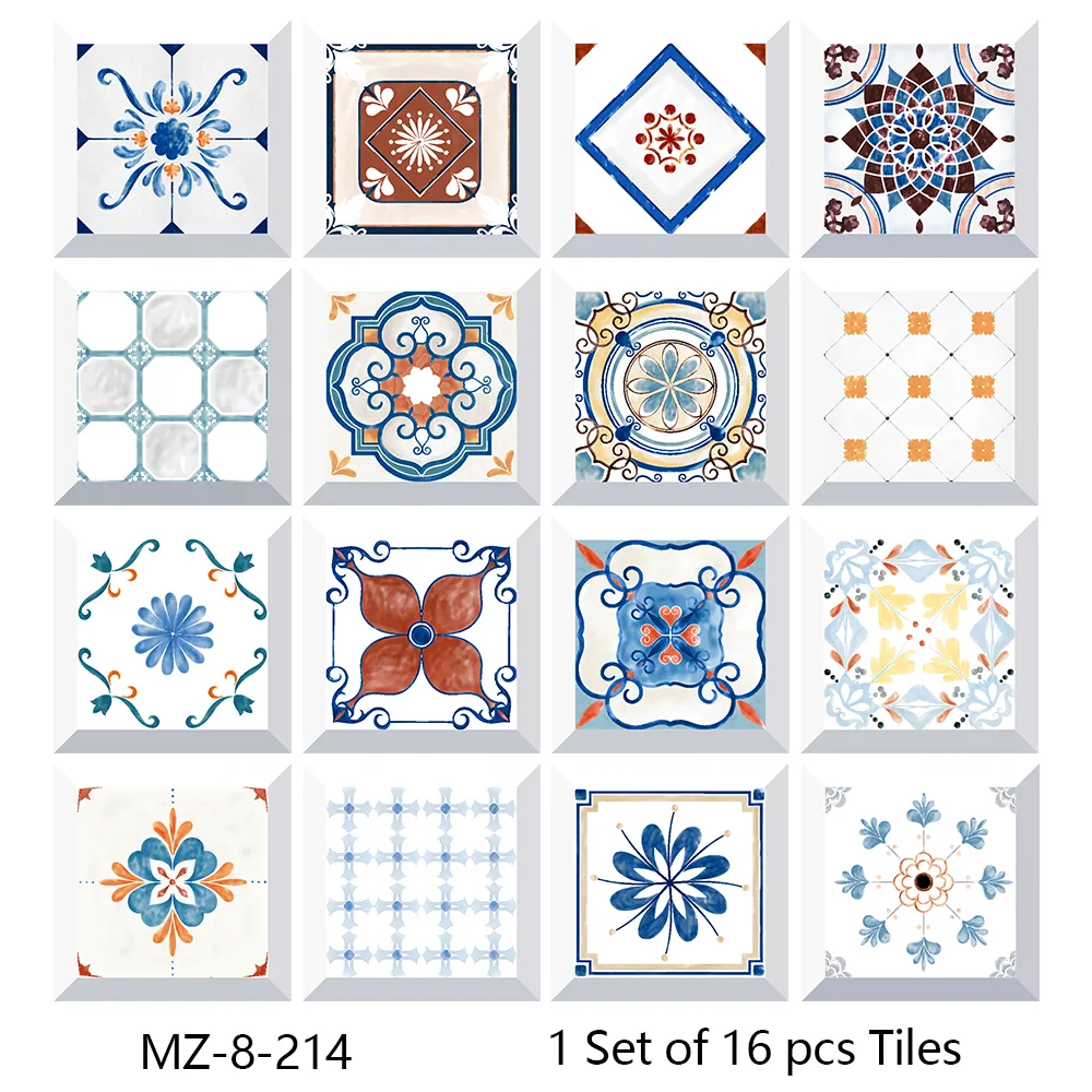 16PCS Waterproof Tile Wall Sticker - Image 24