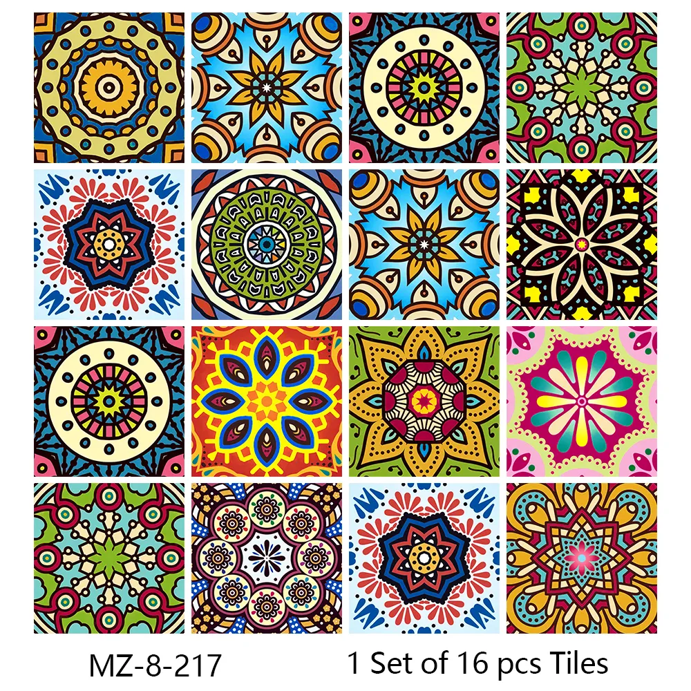 16PCS Waterproof Tile Wall Sticker - Image 26