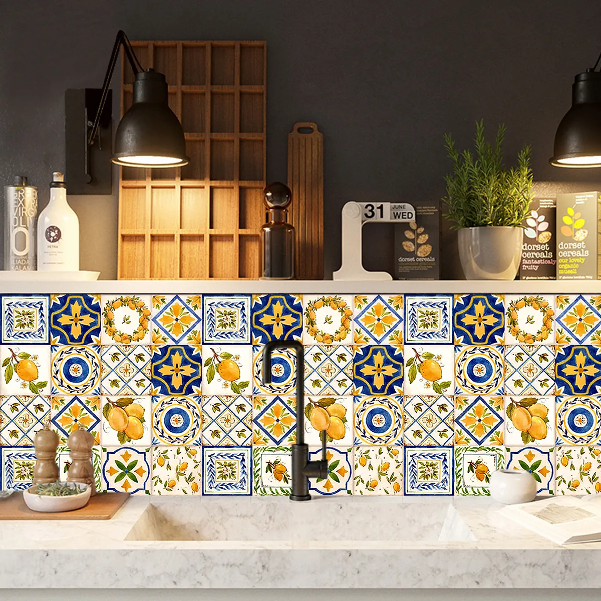 16PCS Waterproof Tile Wall Sticker - Image 5