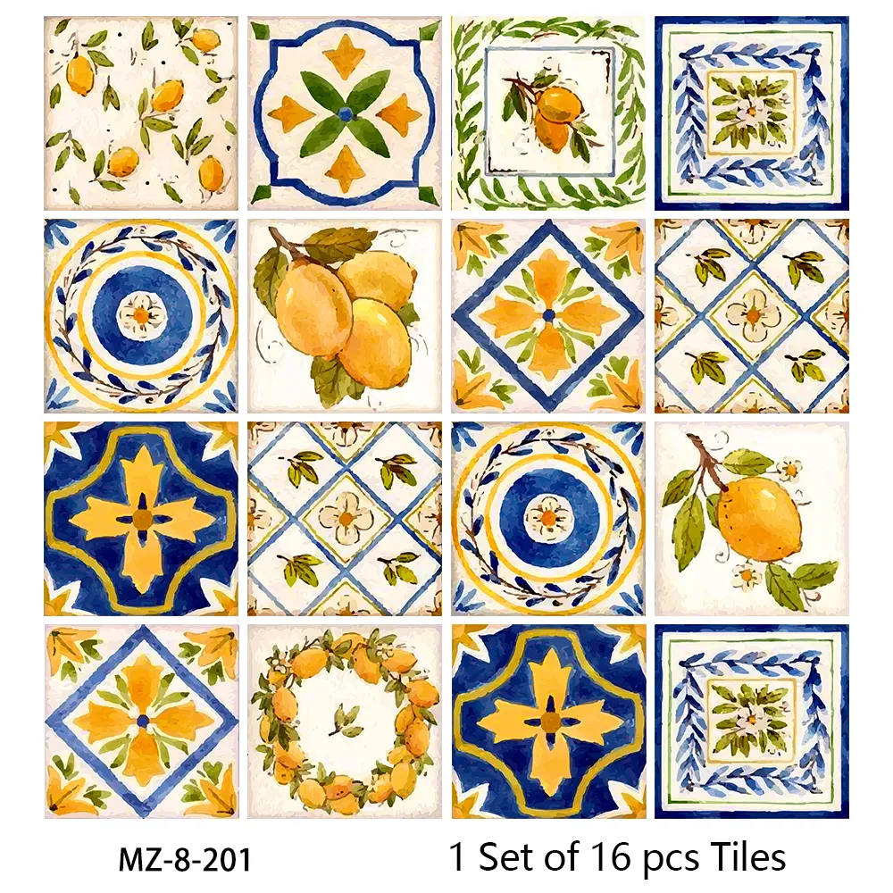 16PCS Waterproof Tile Wall Sticker - Image 8