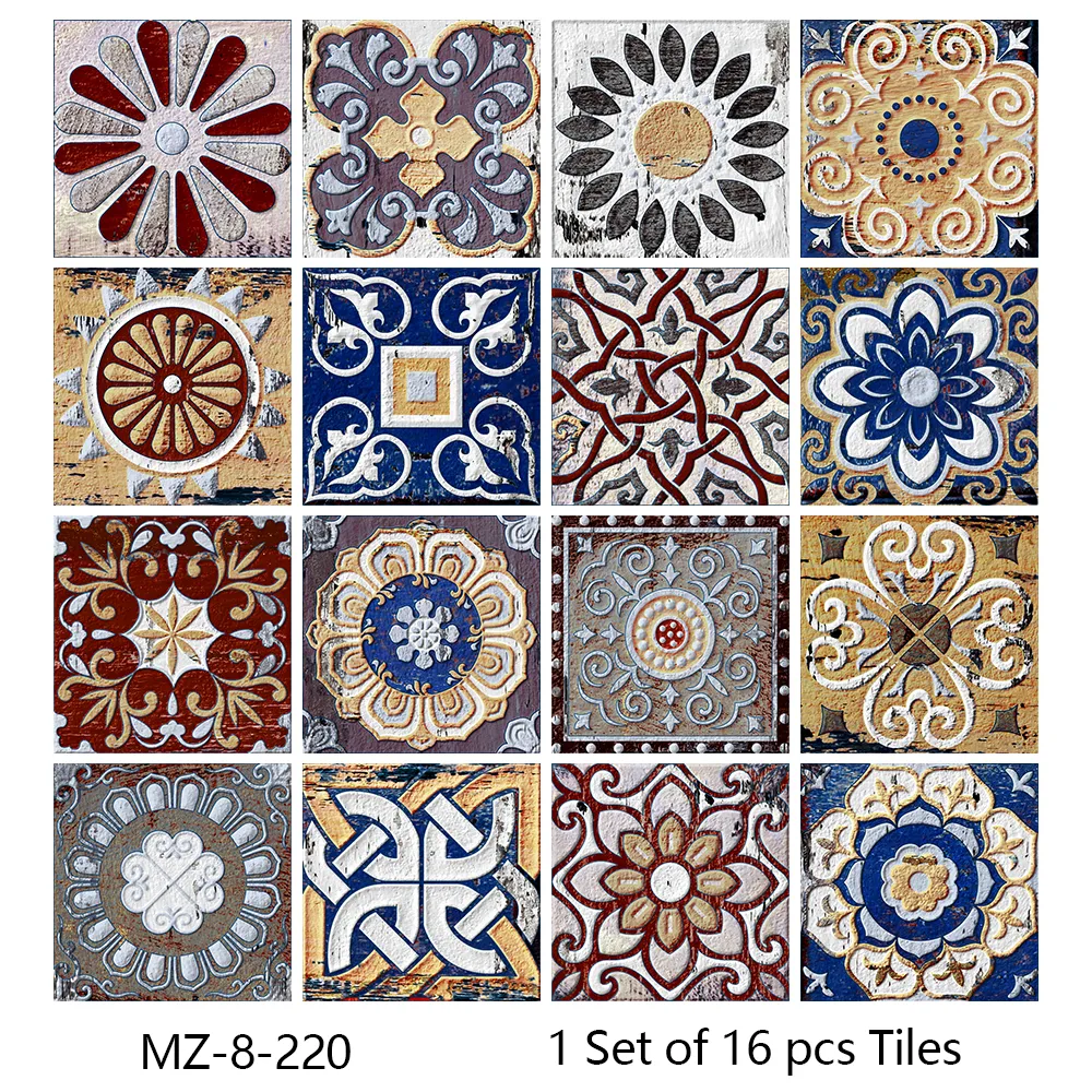 16PCS Waterproof Tile Wall Sticker - Image 9