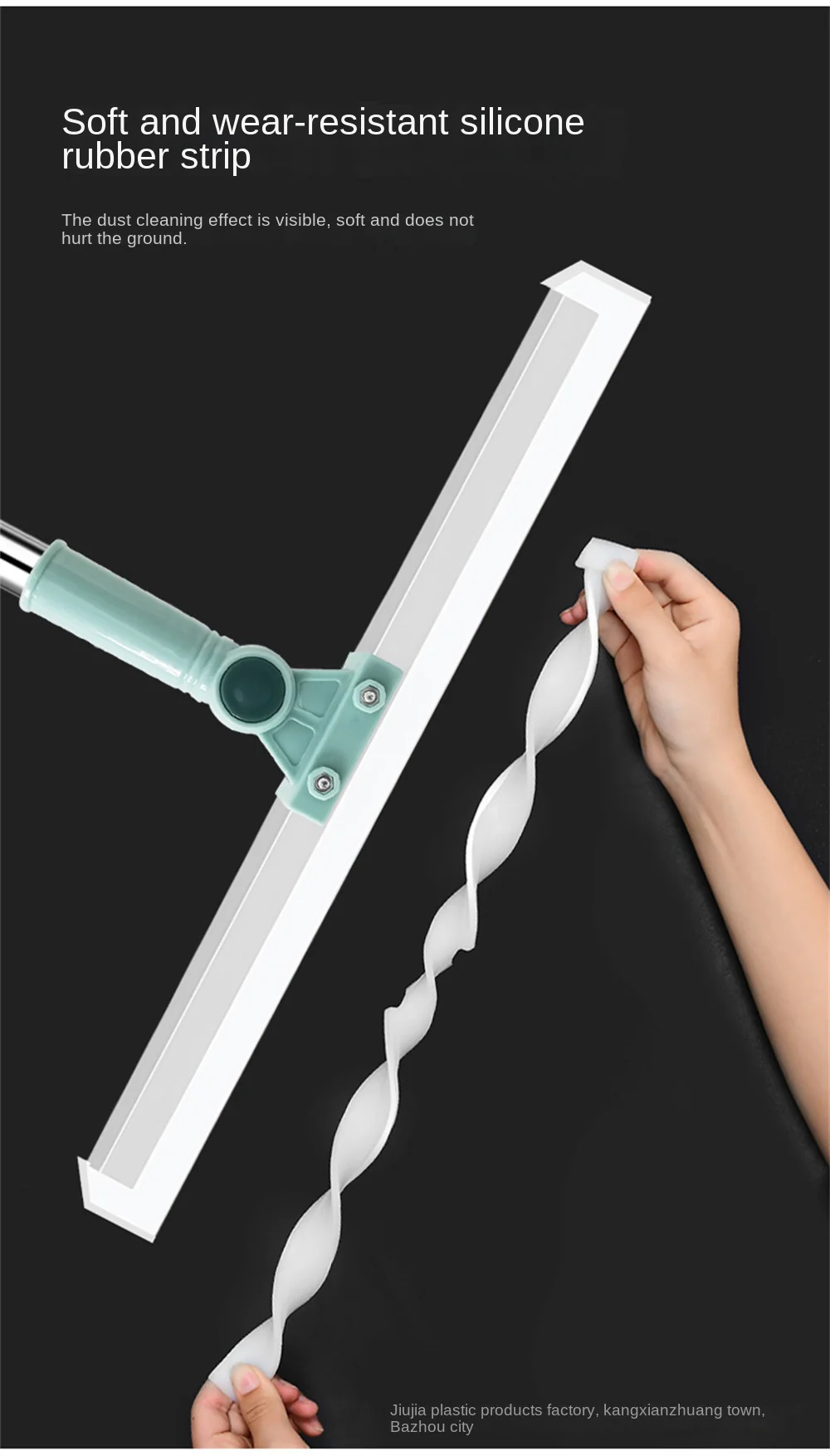 180° Rotatable Silicone Magic Broom Scraper - Image 11