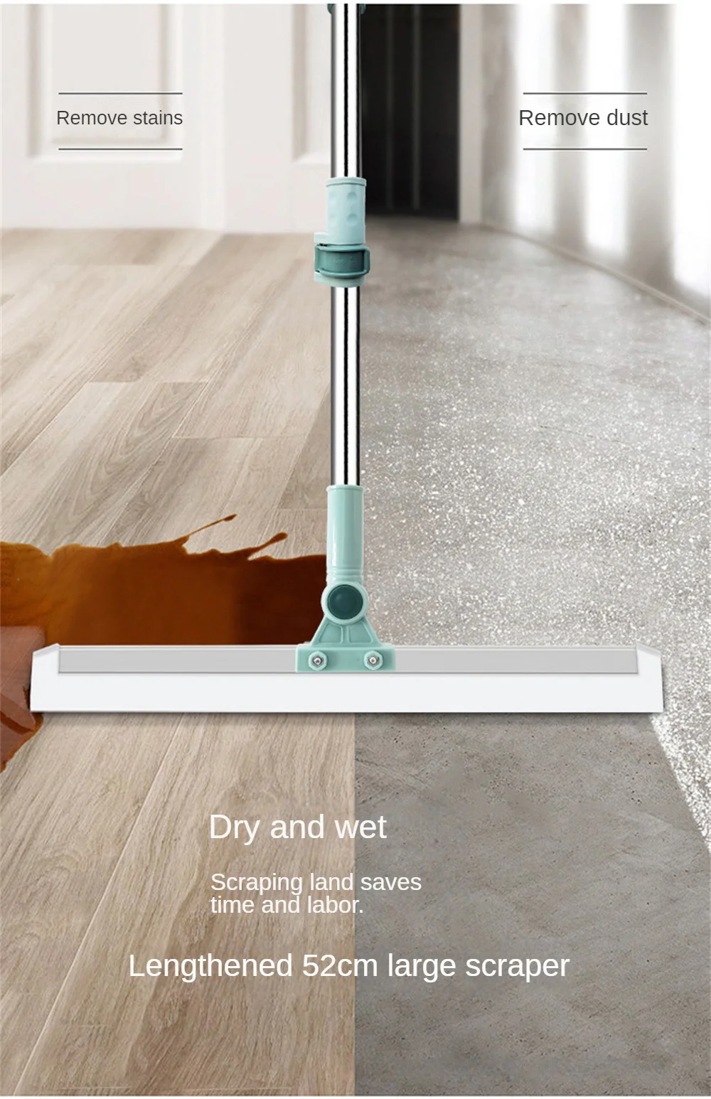 180° Rotatable Silicone Magic Broom Scraper - Image 9