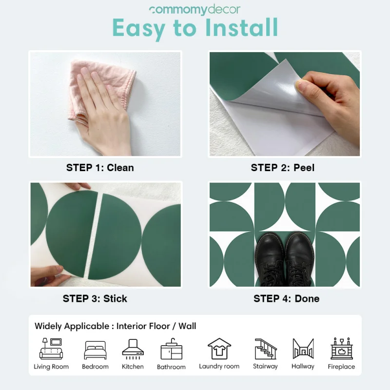 1PC/10PCS Tile Stickers 20cmx20cm - Image 4