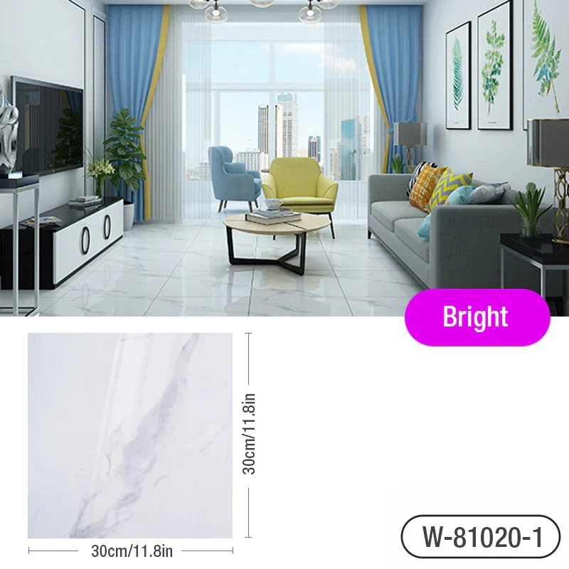 1PC/5PCS/10PCS Marble Pattern Tile Floor Sticker - Image 17