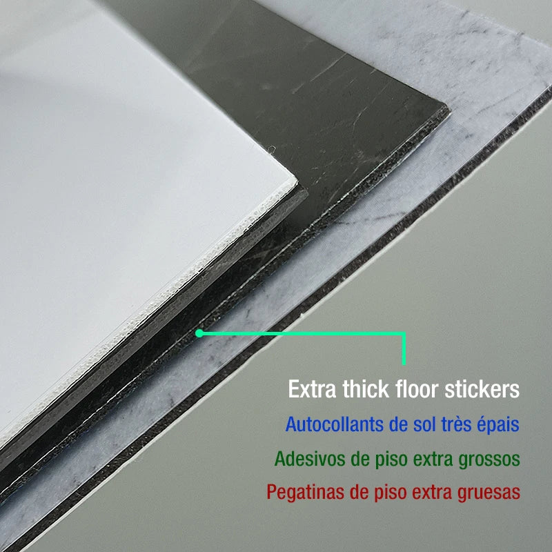 1PC/5PCS/10PCS Marble Pattern Tile Floor Sticker - Image 4