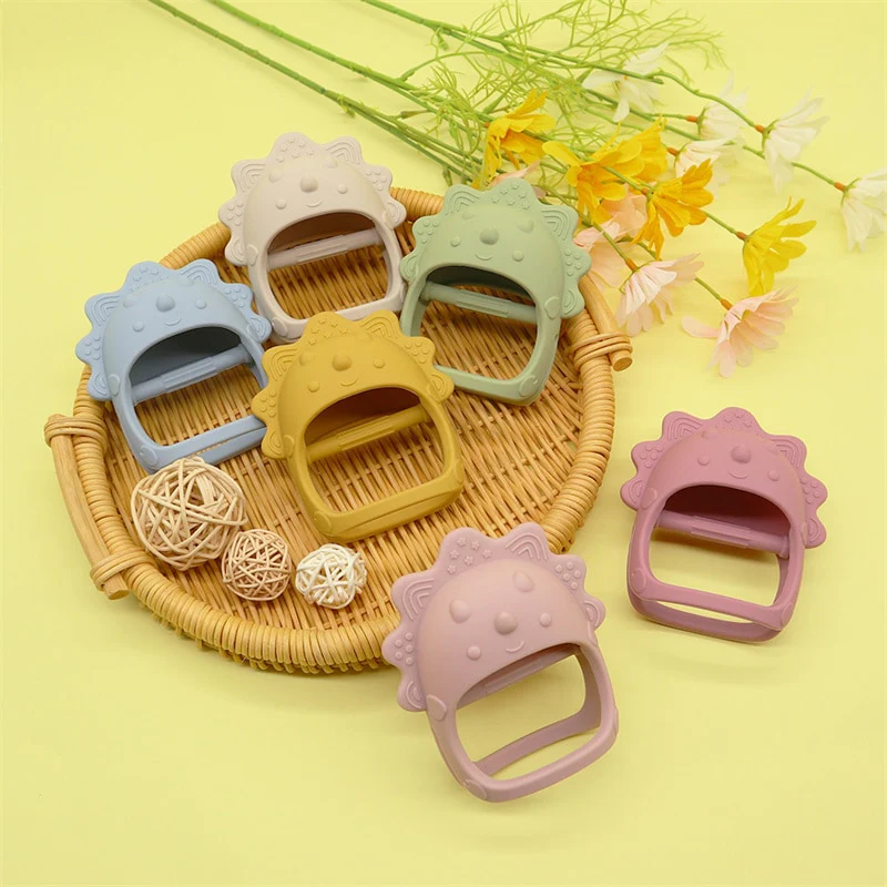 1PC Soft Silicone Baby Hand Teether - Image 10
