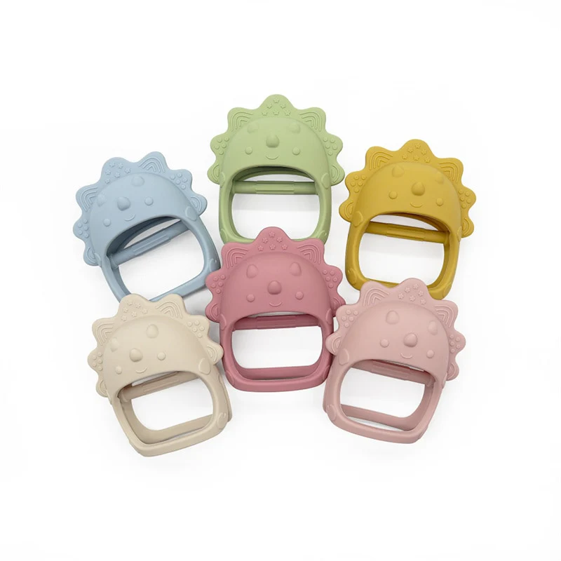 1PC Soft Silicone Baby Hand Teether - Image 11