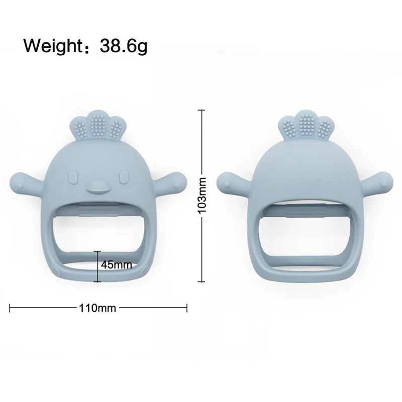 1PC Soft Silicone Baby Hand Teether - Image 15