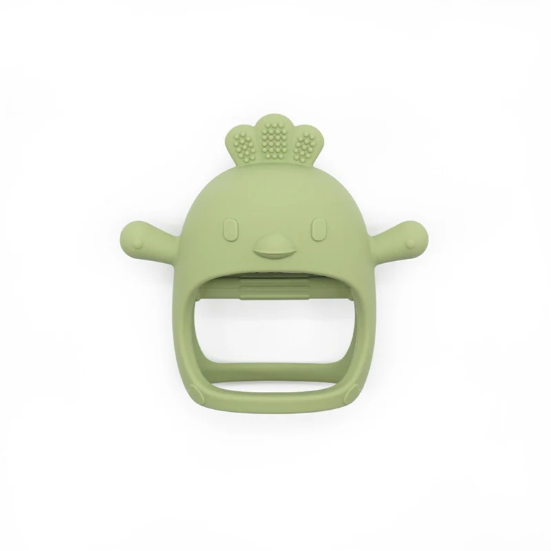 1PC Soft Silicone Baby Hand Teether - Image 2