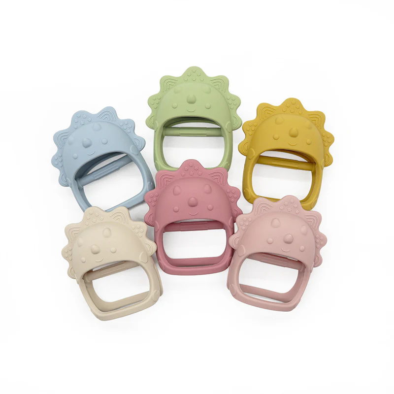 1PC Soft Silicone Baby Hand Teether - Image 20