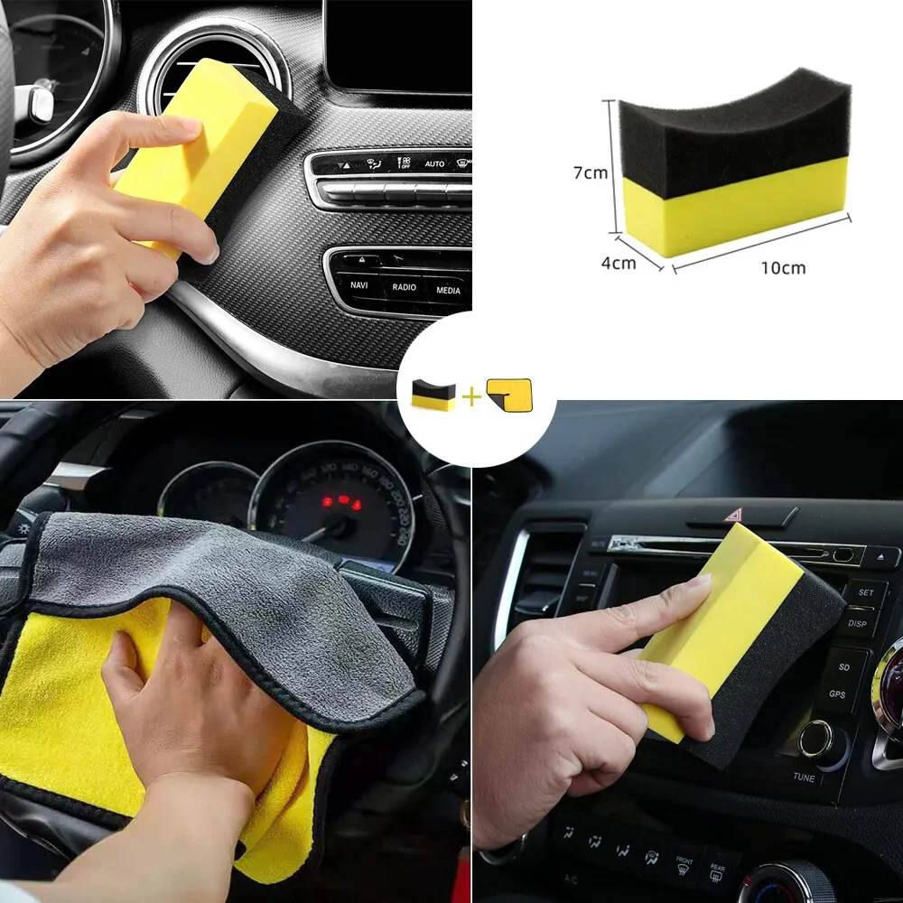 2/10/40Pcs Car Polishing Sponge - Image 2