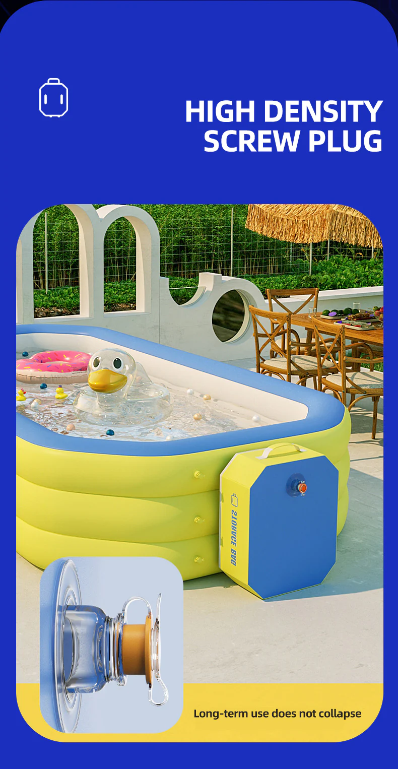 2.1M/2.6M/ 3M Inflatable Large Swimming Pool - Image 17