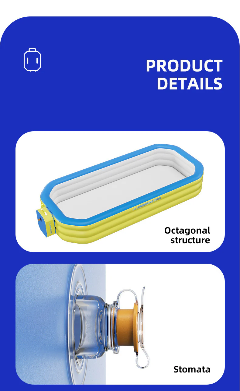 2.1M/2.6M/ 3M Inflatable Large Swimming Pool - Image 18