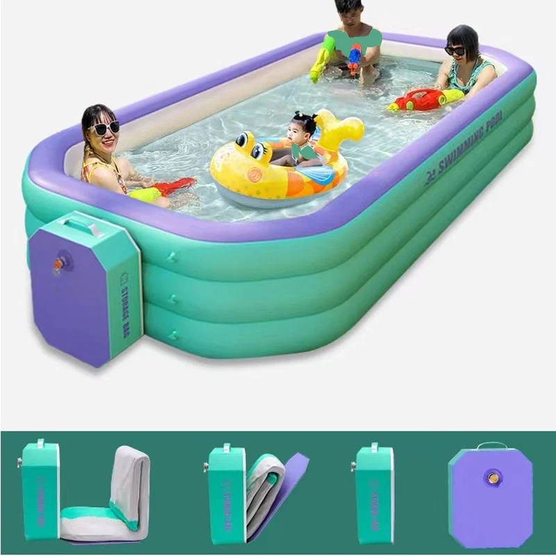 2.1M/2.6M/ 3M Inflatable Large Swimming Pool - Image 3