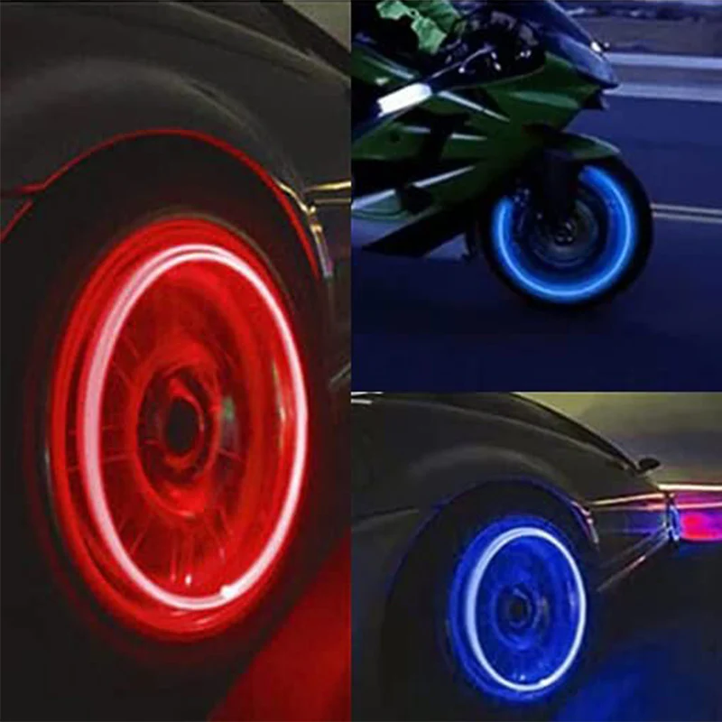 2/4PCS LED Colorful Wheel Tire Valve Cap - Image 16
