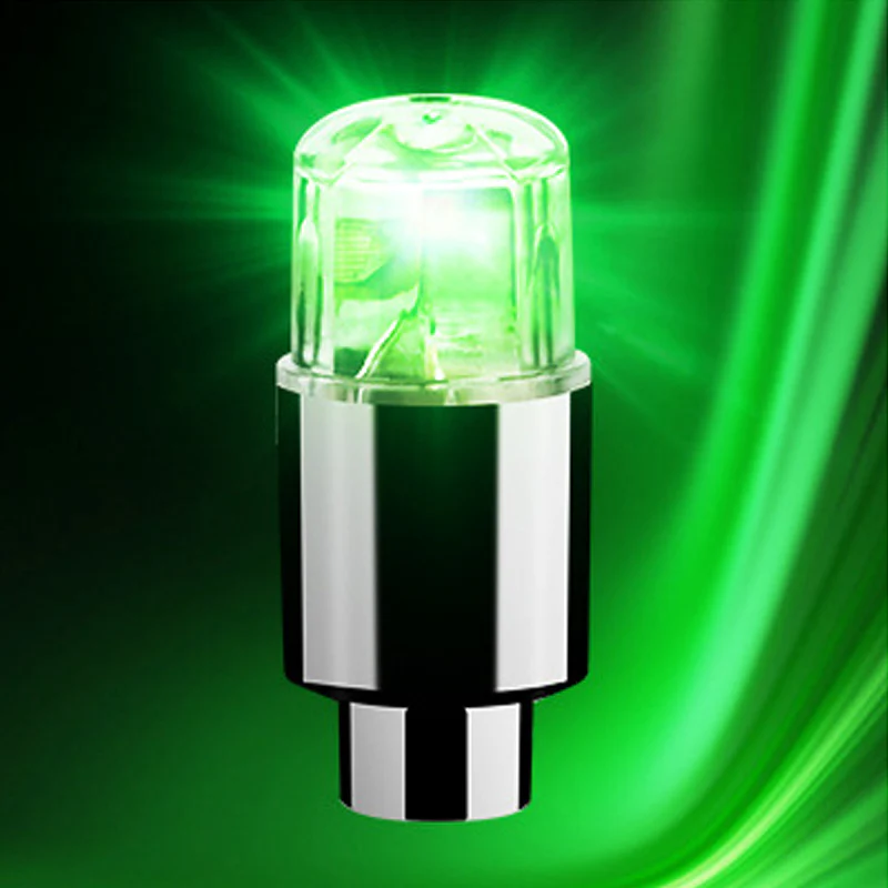 2/4PCS LED Colorful Wheel Tire Valve Cap - Image 26