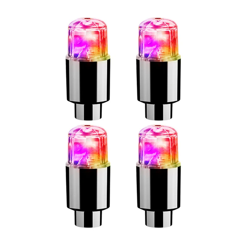 2/4PCS LED Colorful Wheel Tire Valve Cap - Image 6