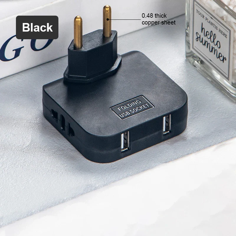 1-8PCS Foldable Adapter - EU Plug - Image 10