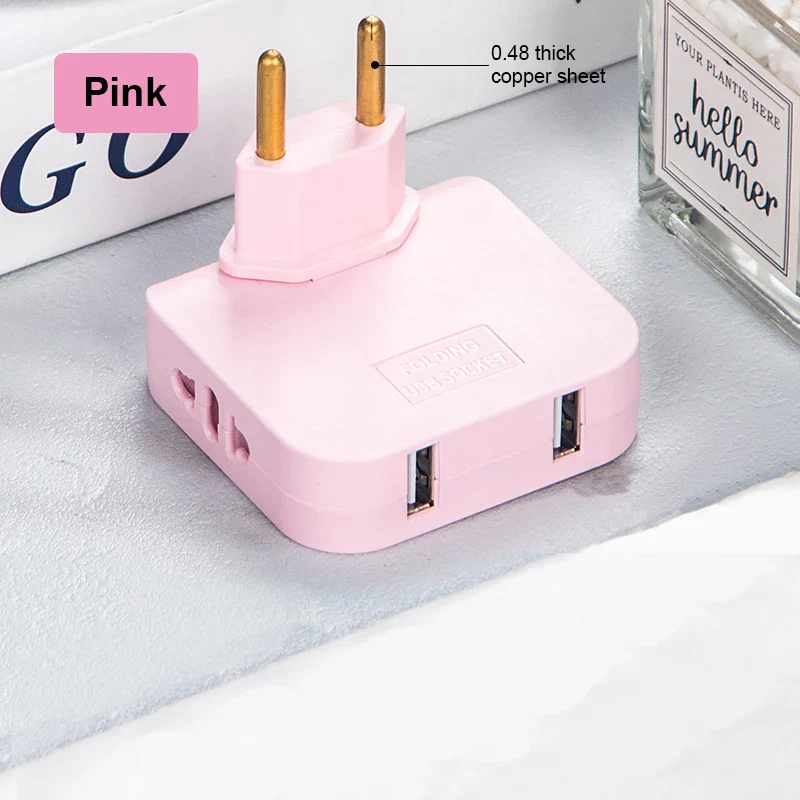 1-8PCS Foldable Adapter - EU Plug - Image 11