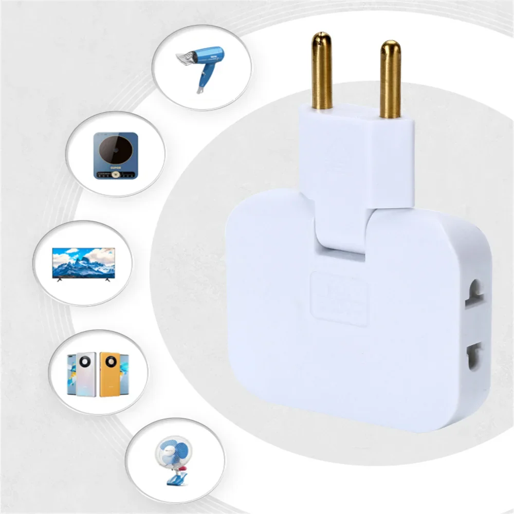 1-8PCS Foldable Adapter - EU Plug - Image 2