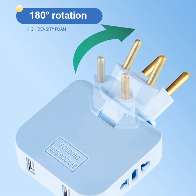 1-8PCS Foldable Adapter - EU Plug - Image 3