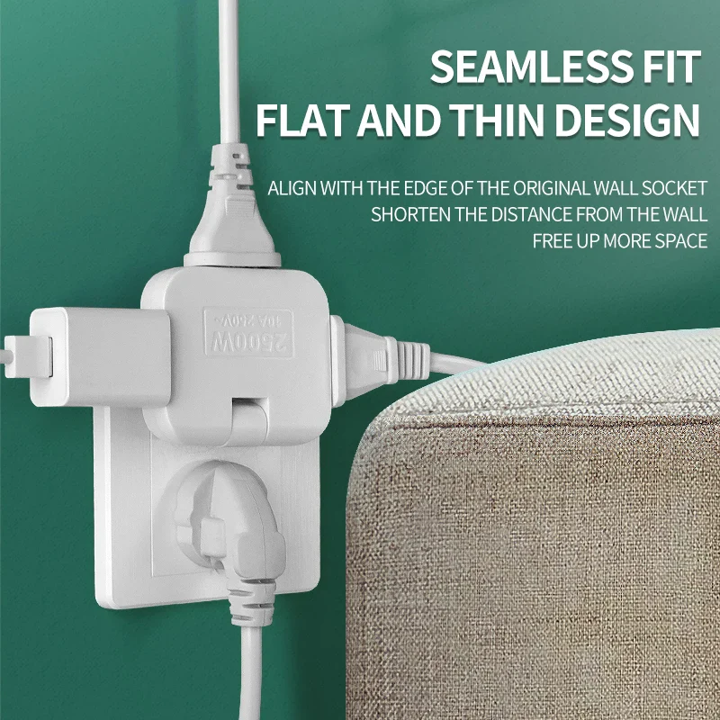 1-8PCS Foldable Adapter - EU Plug - Image 5