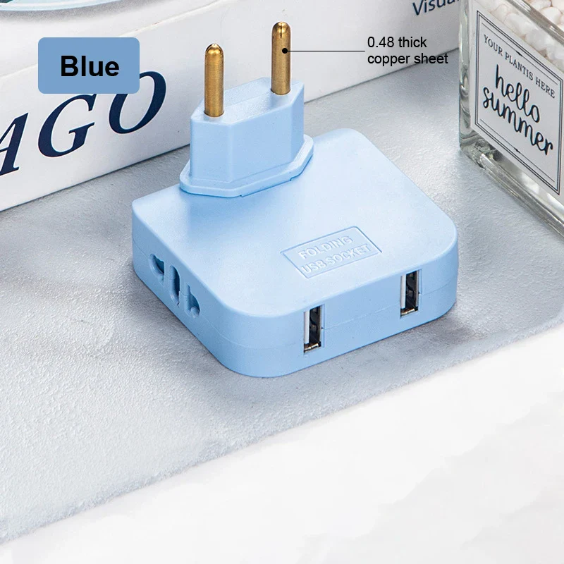 1-8PCS Foldable Adapter - EU Plug - Image 8