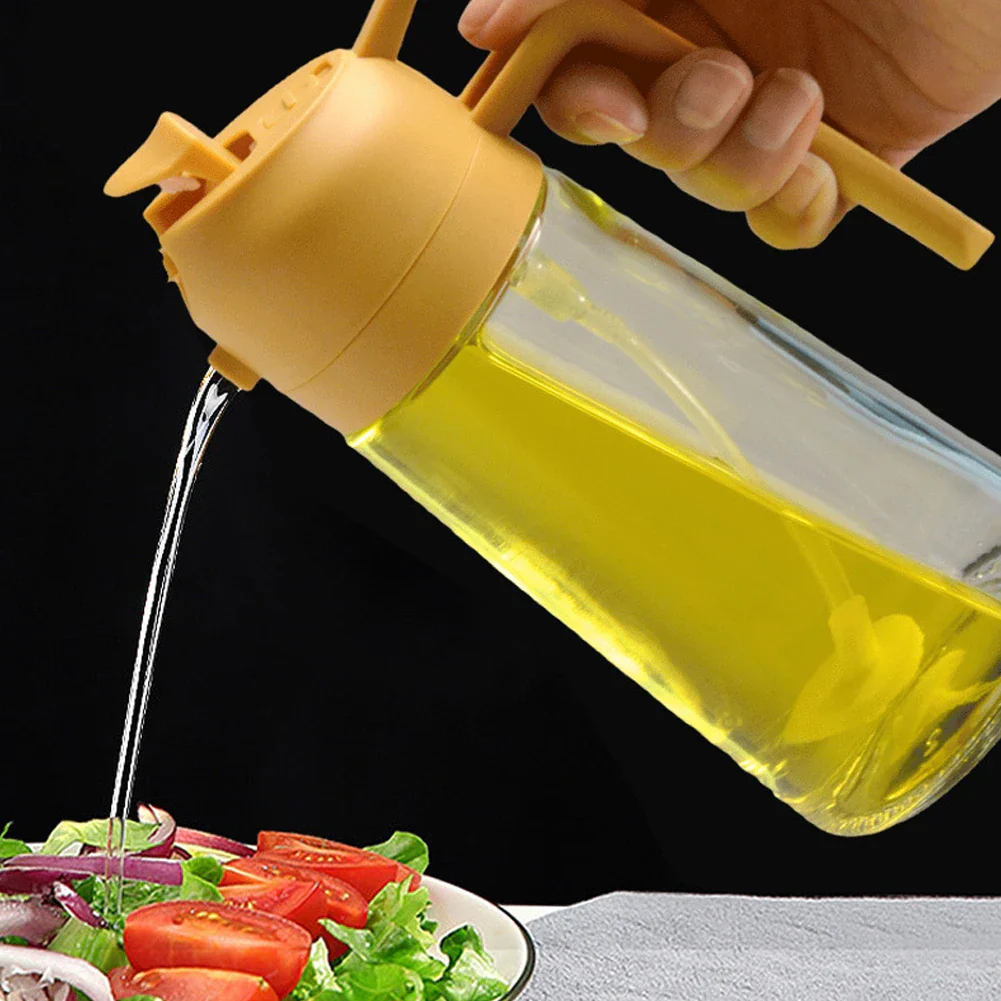 2-In-1 450ml/600ml Glass Oil Spray Bottle - Image 3