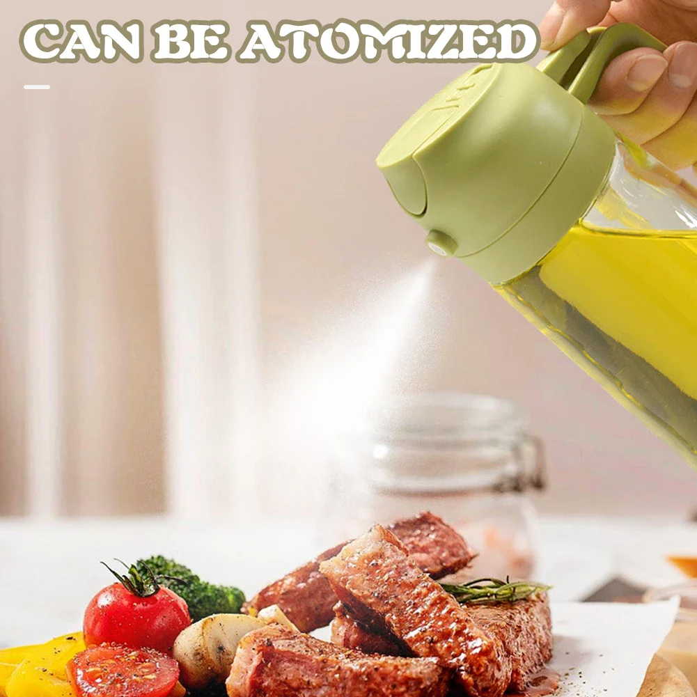 2-In-1 450ml/600ml Glass Oil Spray Bottle - Image 4