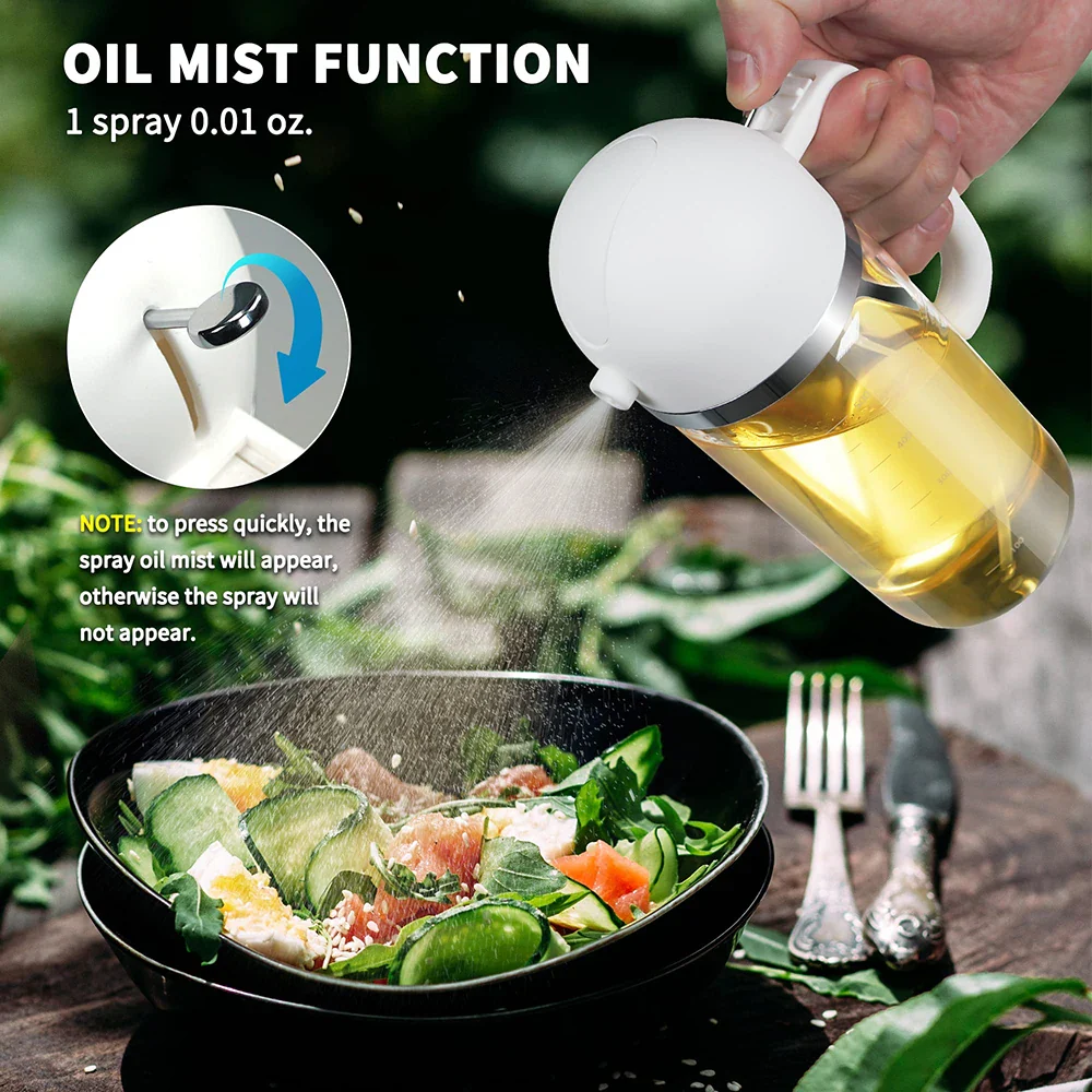 2-In-1 550ML Oil Spray Bottle - Image 3