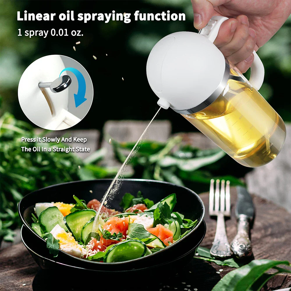 2-In-1 550ML Oil Spray Bottle - Image 4