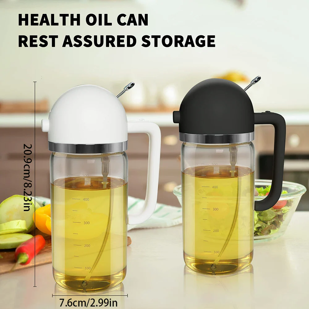 2-In-1 550ML Oil Spray Bottle - Image 6