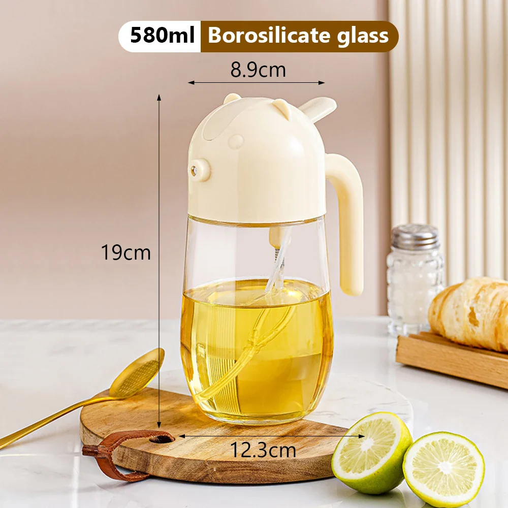 2-in-1 580ML Oil Spray Bottle - Image 7