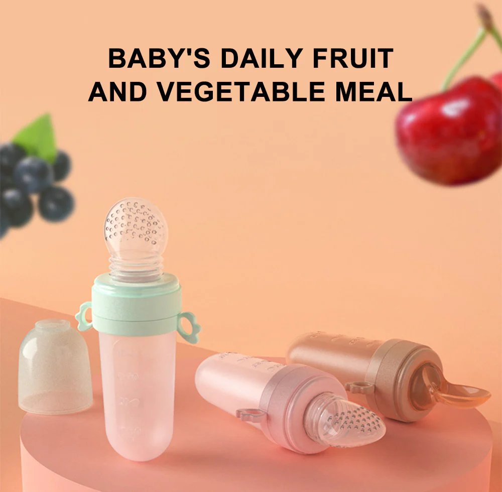 2-In-1 Baby Feeding Bottle Spoon Fruit Pacifier - Image 11