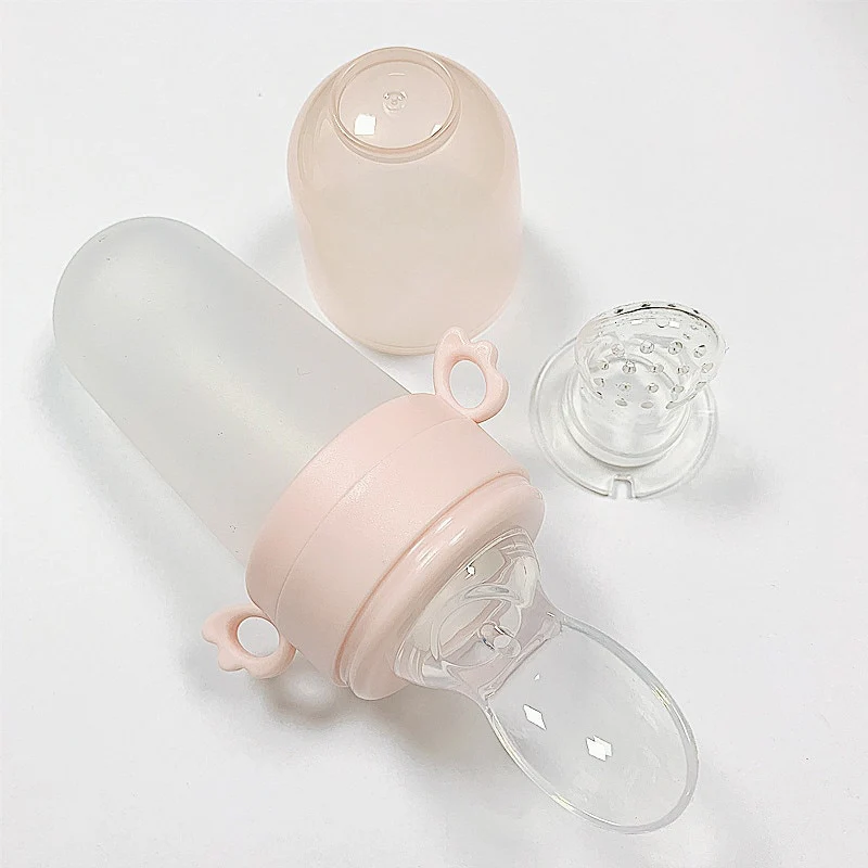 2-In-1 Baby Feeding Bottle Spoon Fruit Pacifier - Image 2