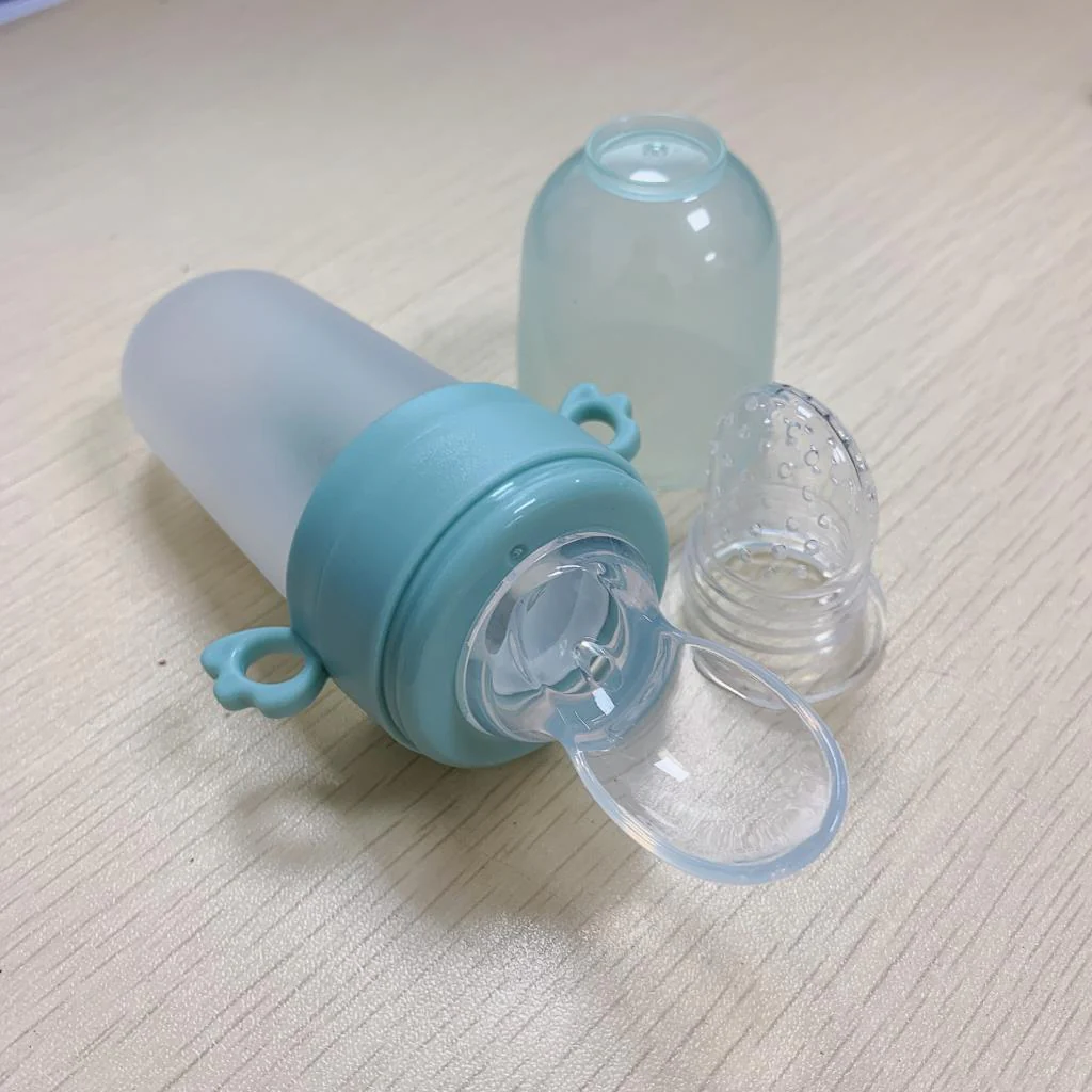 2-In-1 Baby Feeding Bottle Spoon Fruit Pacifier - Image 3
