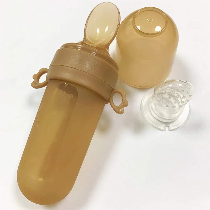 2-In-1 Baby Feeding Bottle Spoon Fruit Pacifier - Image 4