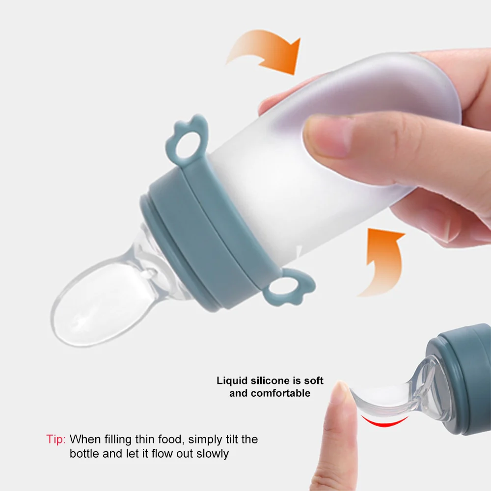 2-In-1 Baby Feeding Bottle Spoon Fruit Pacifier - Image 6
