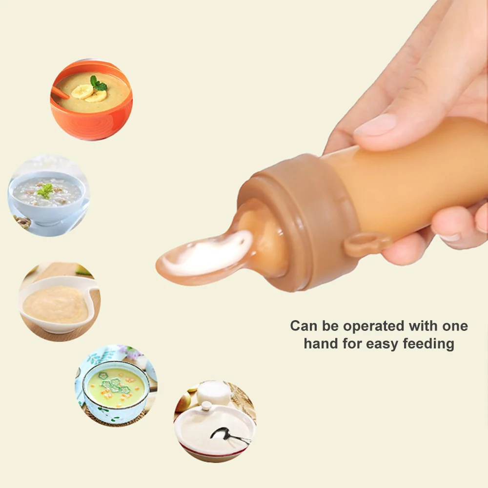 2-In-1 Baby Feeding Bottle Spoon Fruit Pacifier - Image 9
