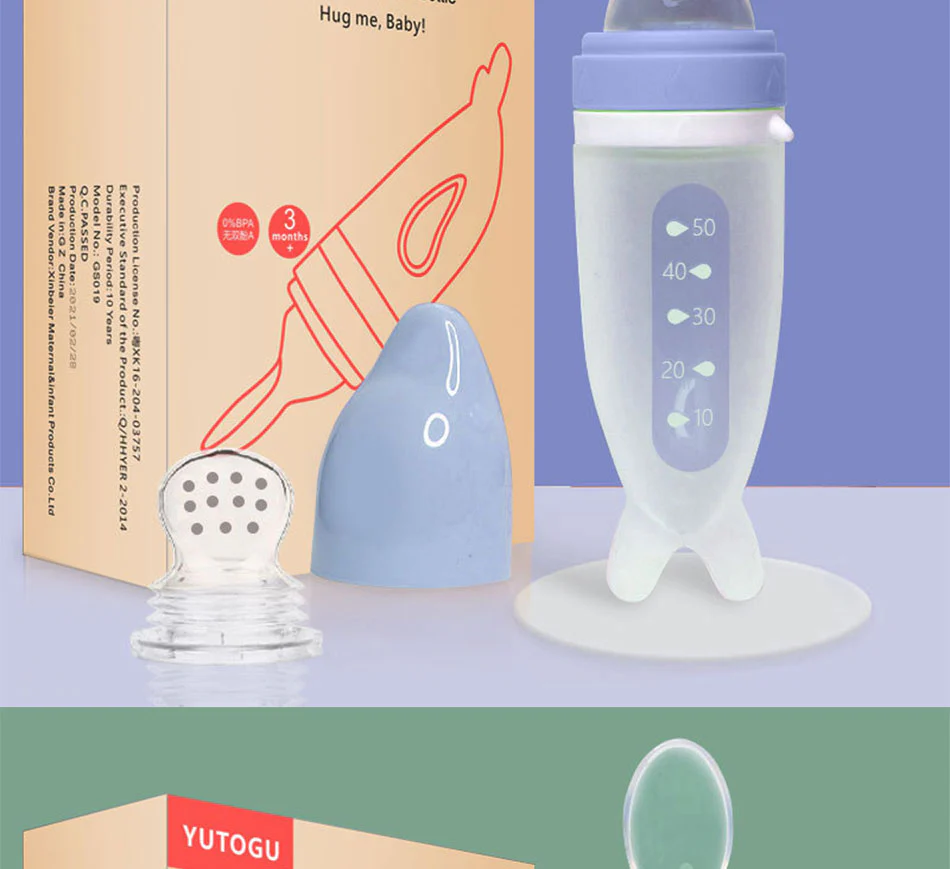 2-In-1 Baby Feeding Bottle Spoon + Pacifier - Image 17