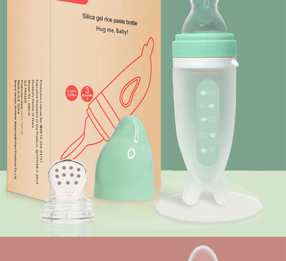 2-In-1 Baby Feeding Bottle Spoon + Pacifier - Image 18
