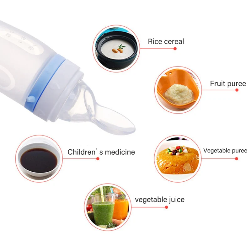 2-In-1 Baby Feeding Bottle Spoon + Pacifier - Image 6
